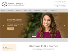 Tablet Screenshot of fannyjberg-md.com